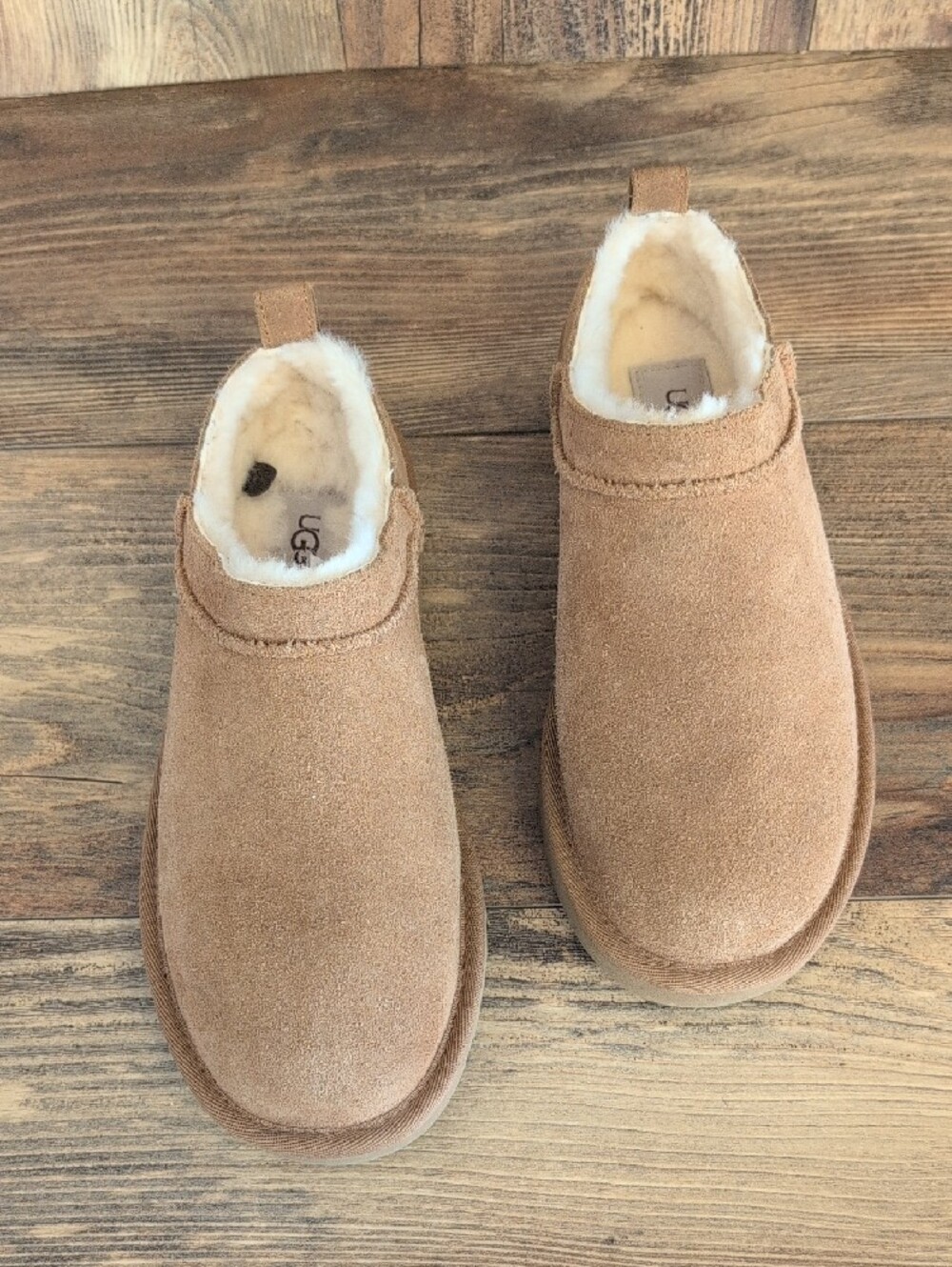 UGG 1173891 Sand Classic Micro Slip On Boot 543A - Picture 2 of 8